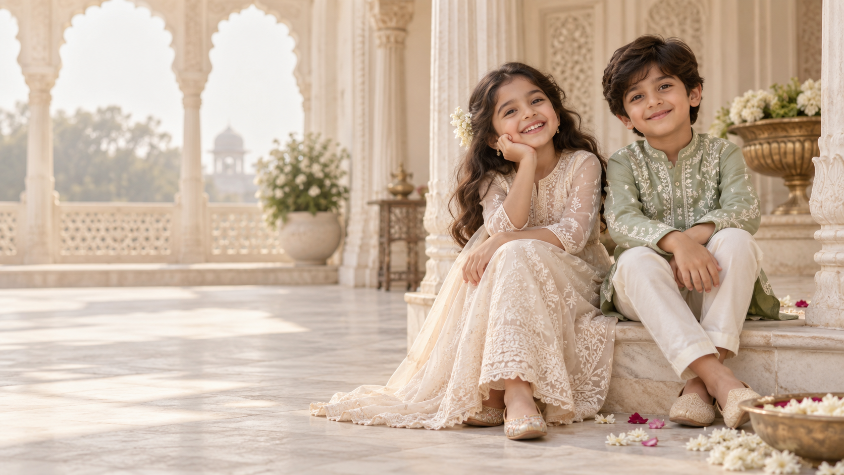 Kids Chikankari